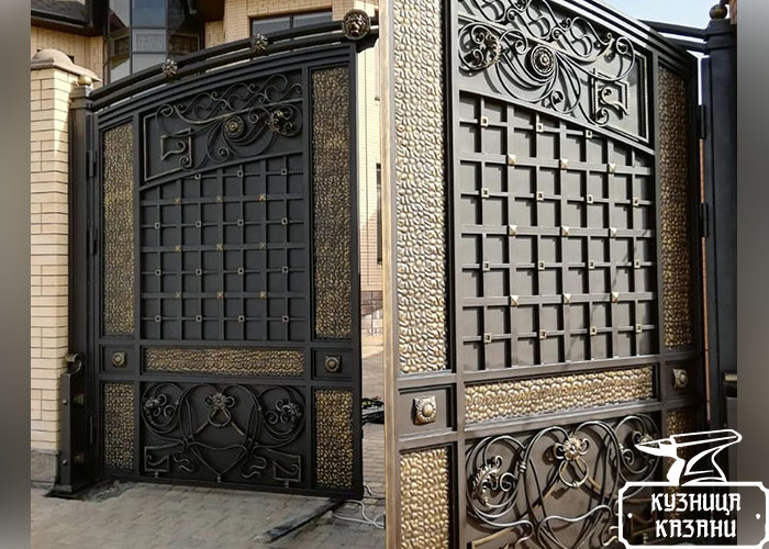Кузница Казани - кованые ворота, кованые перила